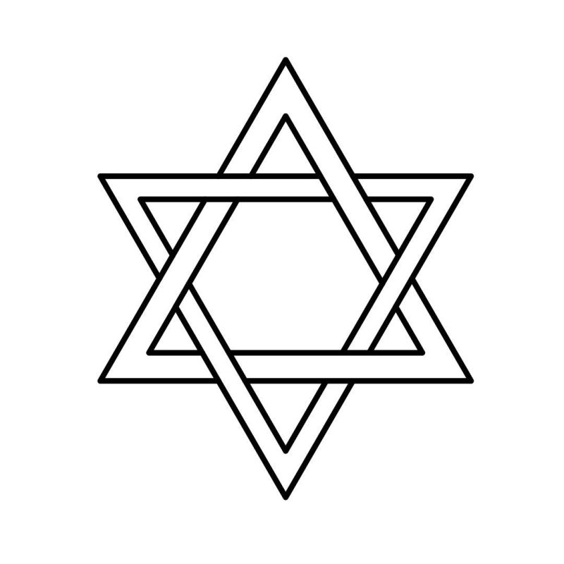 0710 דפוס מגן דויד
